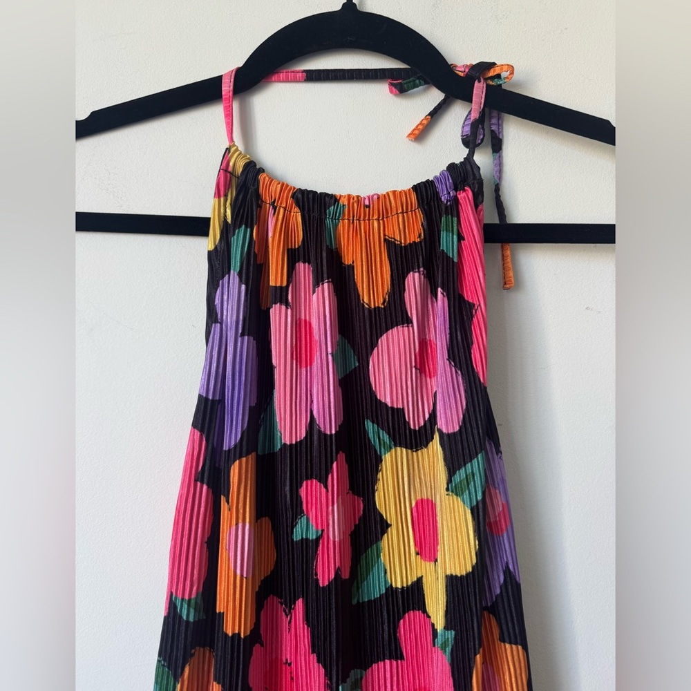 Peppermayo Love From Europe Halter Dress in Noir Bloom - Size 4 - Picture 11 of 14